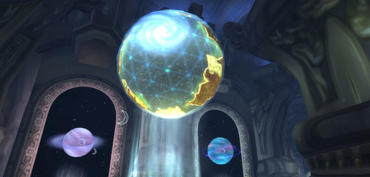 Big ulduar antechamber hall to planetarium azeroth maelstrom