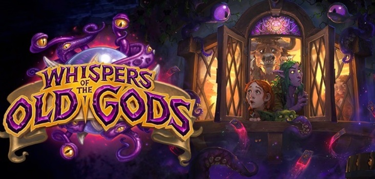 Big whispers of the old gods hearthstone expansion header