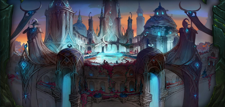 Big grand palace of suramar raid concept art  1 