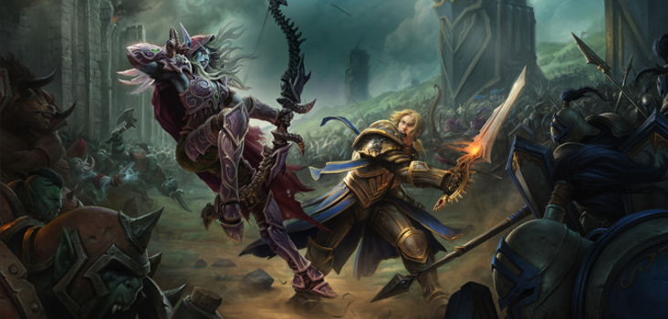 Big battle for azeroth sylvanas anduin header