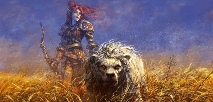 Big women world of warcraft redheads hunter fantasy art blizzard entertainment artwork trolls yaorenwo www.wall321.com 95