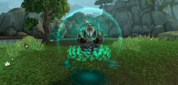 Big mistweaver panda